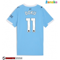 Ženske Nogometnih dresov Manchester City Jeremy Doku #11 Domači 2025-26 Kratki rokavi